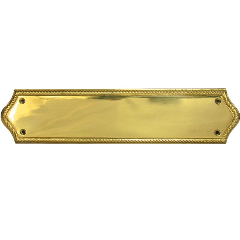 Brass Door Plate Safinat